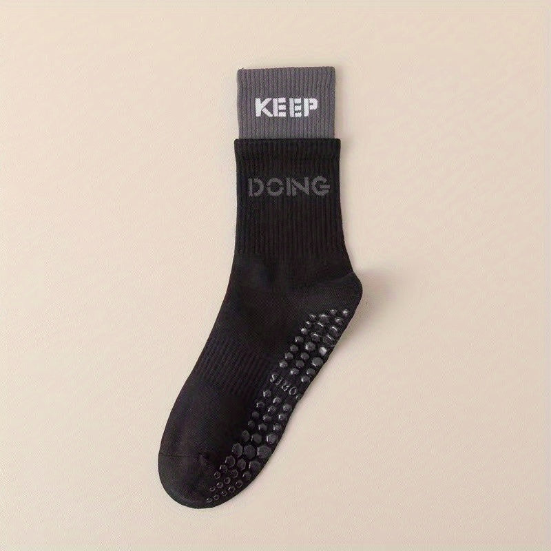 Colorblock Sports Socks Women's Stockings & Hosiery