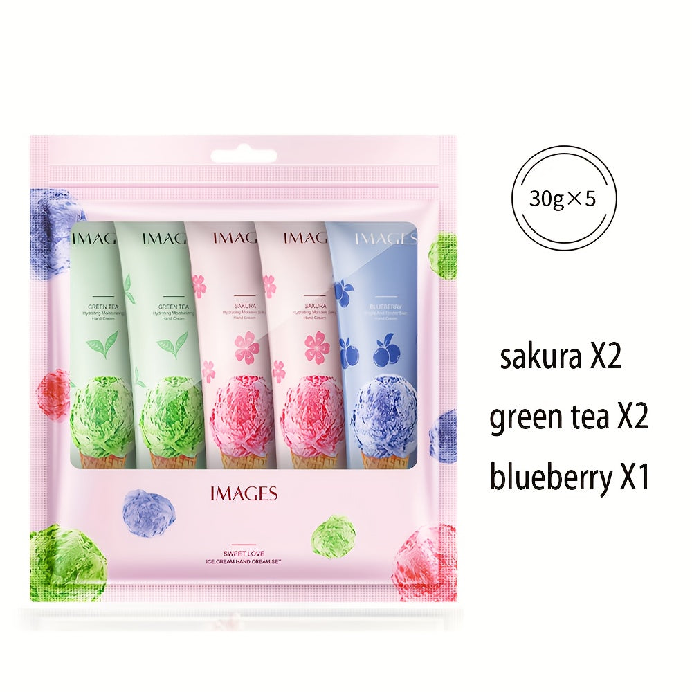 Fragrance Hand Cream Set - Moisturizing & Nourishing, Reduces Dry Hands