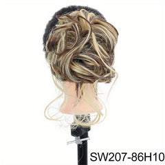 Synthetic Curly Hairpiece Hair Claw Wig Bun Hair Claw Chignon Shark Cla