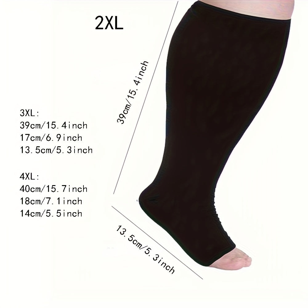  Copper Compression Socks Open Toe Sports High Elastic Circulation