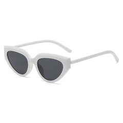 Vintage Cat Eye Sunglasses For Women Narrow Shades UV400 Protection