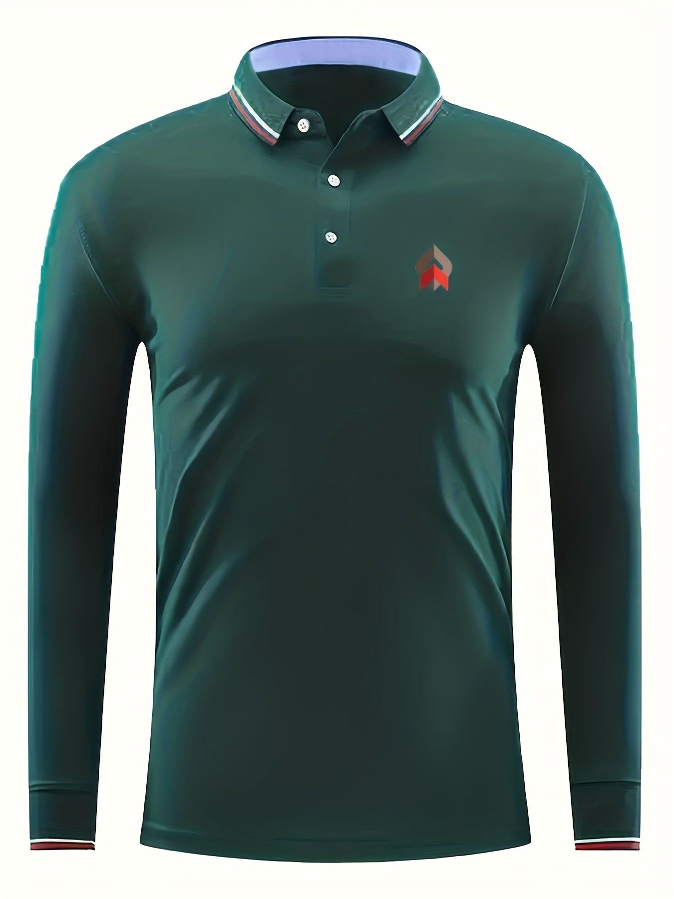 Men's Argyle Print Casual Button Up Long Sleeve Shirt