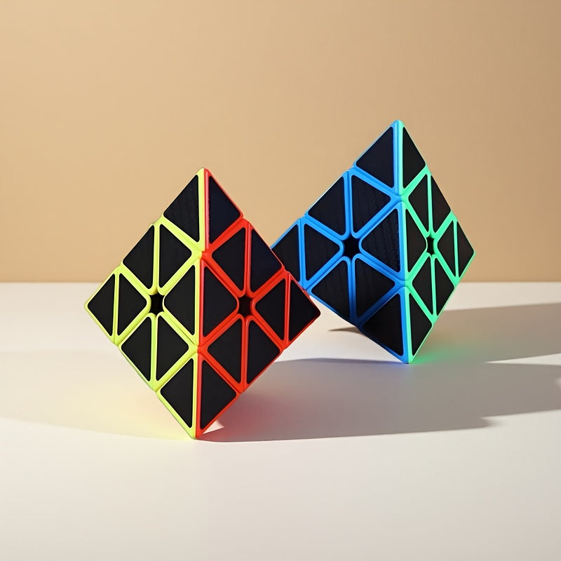 ABS Carbon Fiber Pyramid Puzzle Stress Relief Toy
