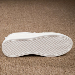 Unisex Round Toe Lace up Skate Shoes Sports Sneakers