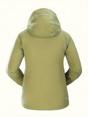 Women's 3-in-1 Ski Jacket Hooded Windproof Waterproof Coat