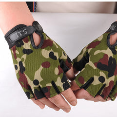 Breathable Non-slip Cycling Gloves Half Finger Outdoor Fitness Driving