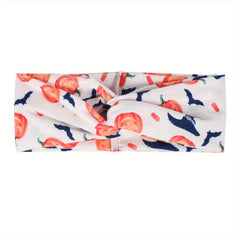 Pumpkin Ghost Pattern Headband Halloween Hairband