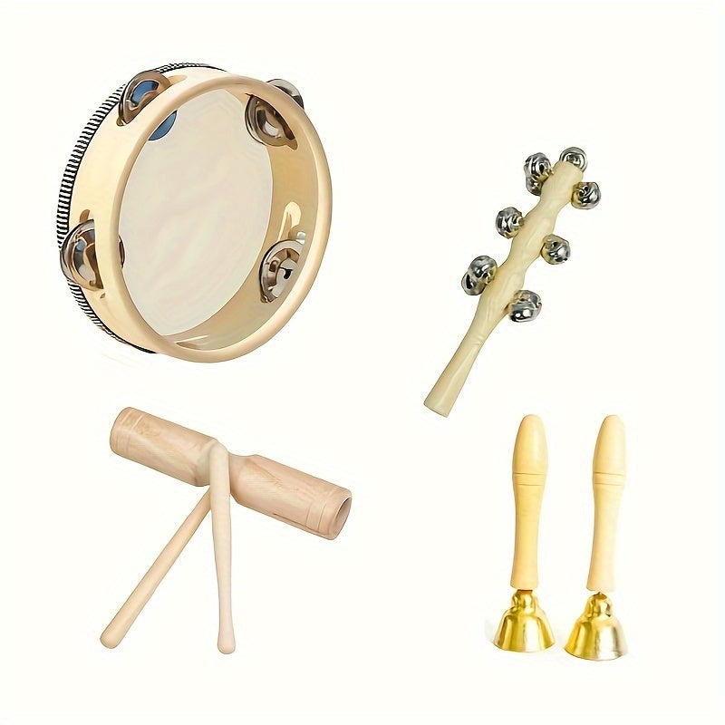 Wooden Orff Percussion Instrument Set - Holiday Decorations