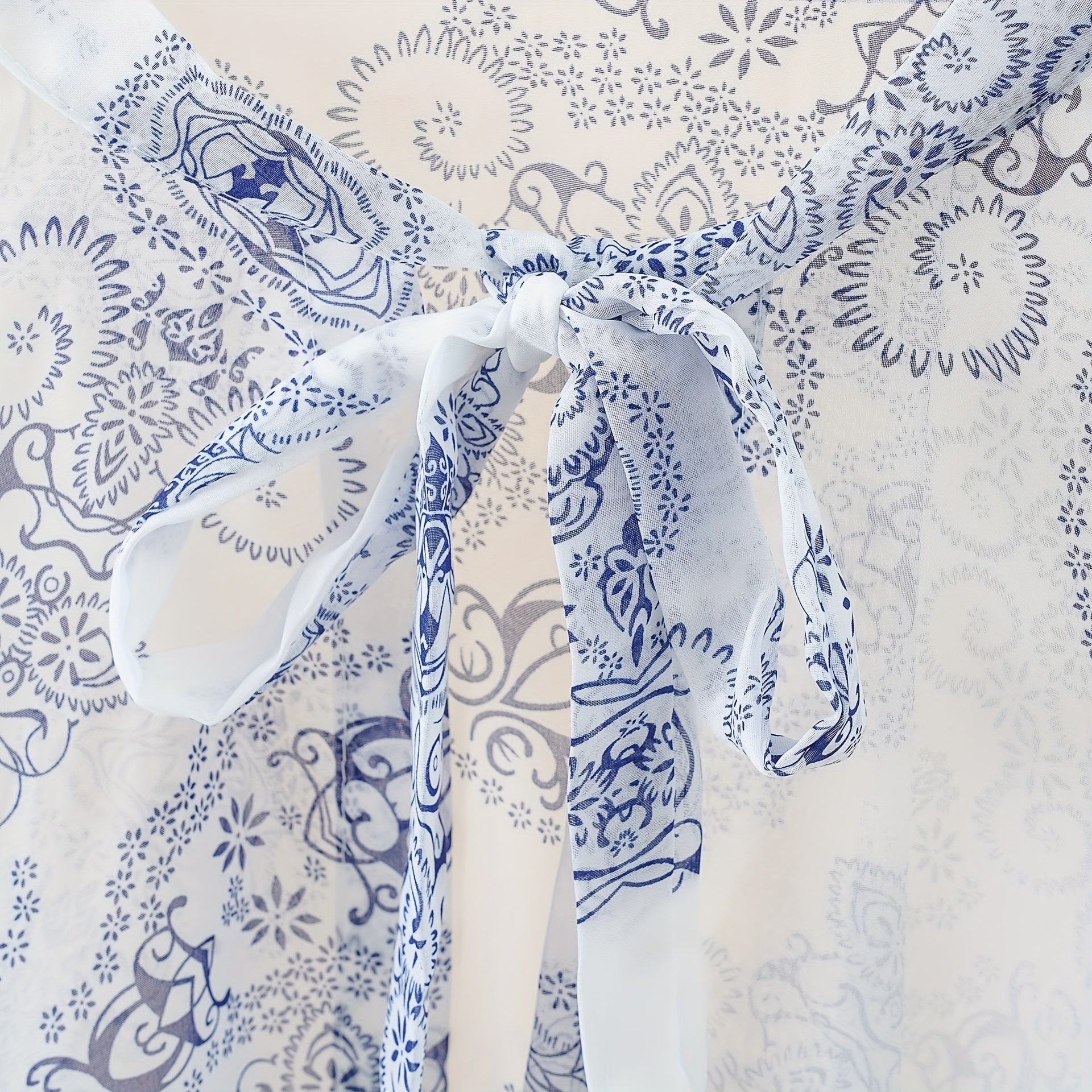 Chiffon Sunshade Shawl Lace Up Cape