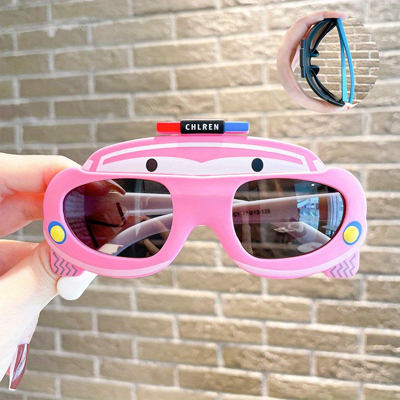 Kids Cartoon Car Sunglasses UV Protection