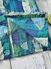 Boys Block Shirt for Beach Vacation