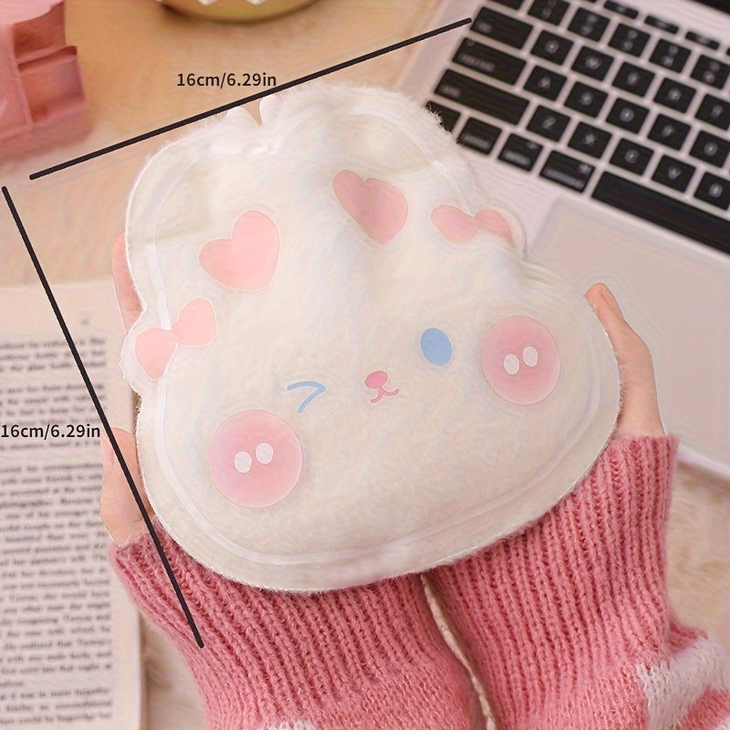 Cartoon Plush Teddy Bear Hot Water Bag Hand Warmer Christmas Gift