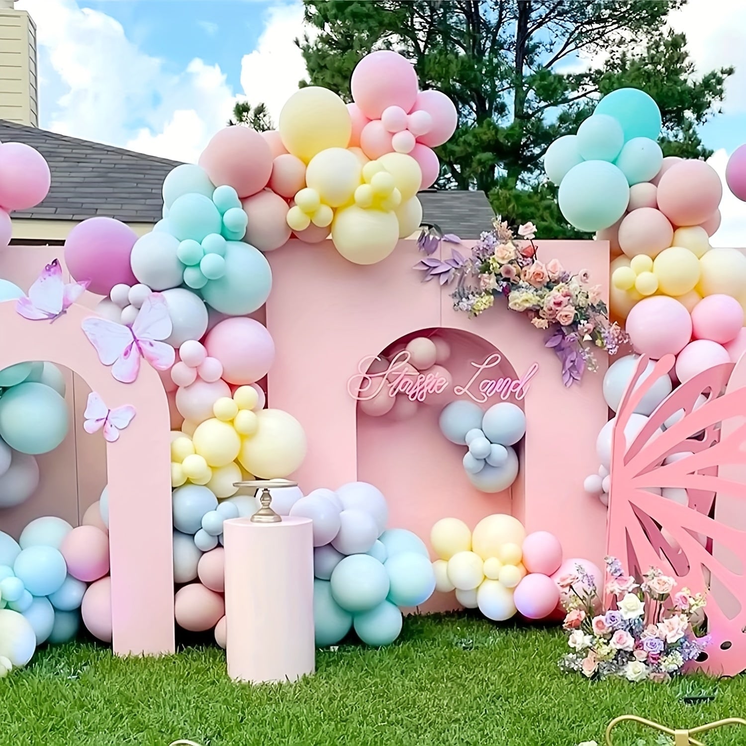 Pink Balloons Garland Kit for Baby Shower Wedding