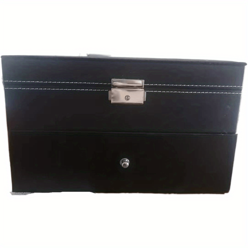 1pc PU Leather 20 Bit Watch Storage Box Watch Box