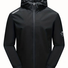 Men's Casual Windbreaker Jacket for Outdoor Activities