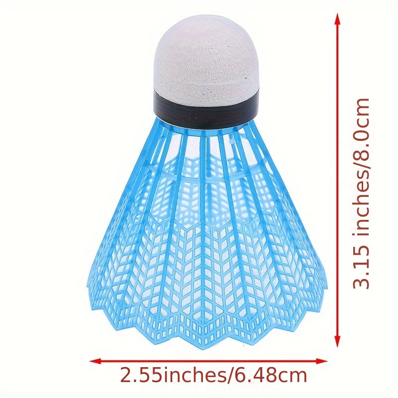 12pcs Colorful Badminton Shuttlecocks for Training Exercise