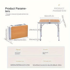 Outdoor Folding Table Aluminum Alloy Camping Table