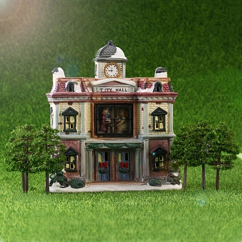 Green Plastic Model Tree for Fairy Gardens DIY Crafts and Micro Landscape Decor