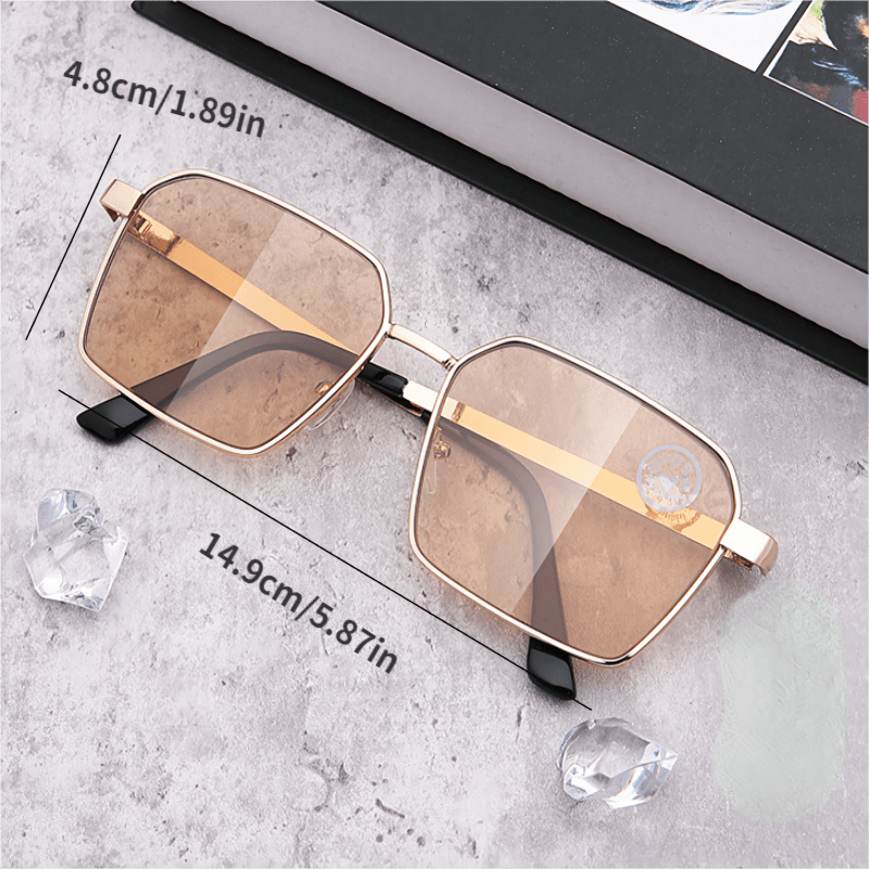 Men's Metal Frames Sunglasses for Travel & Outdoor Activities