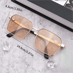 Men's Metal Frames Sunglasses for Travel & Outdoor Activities