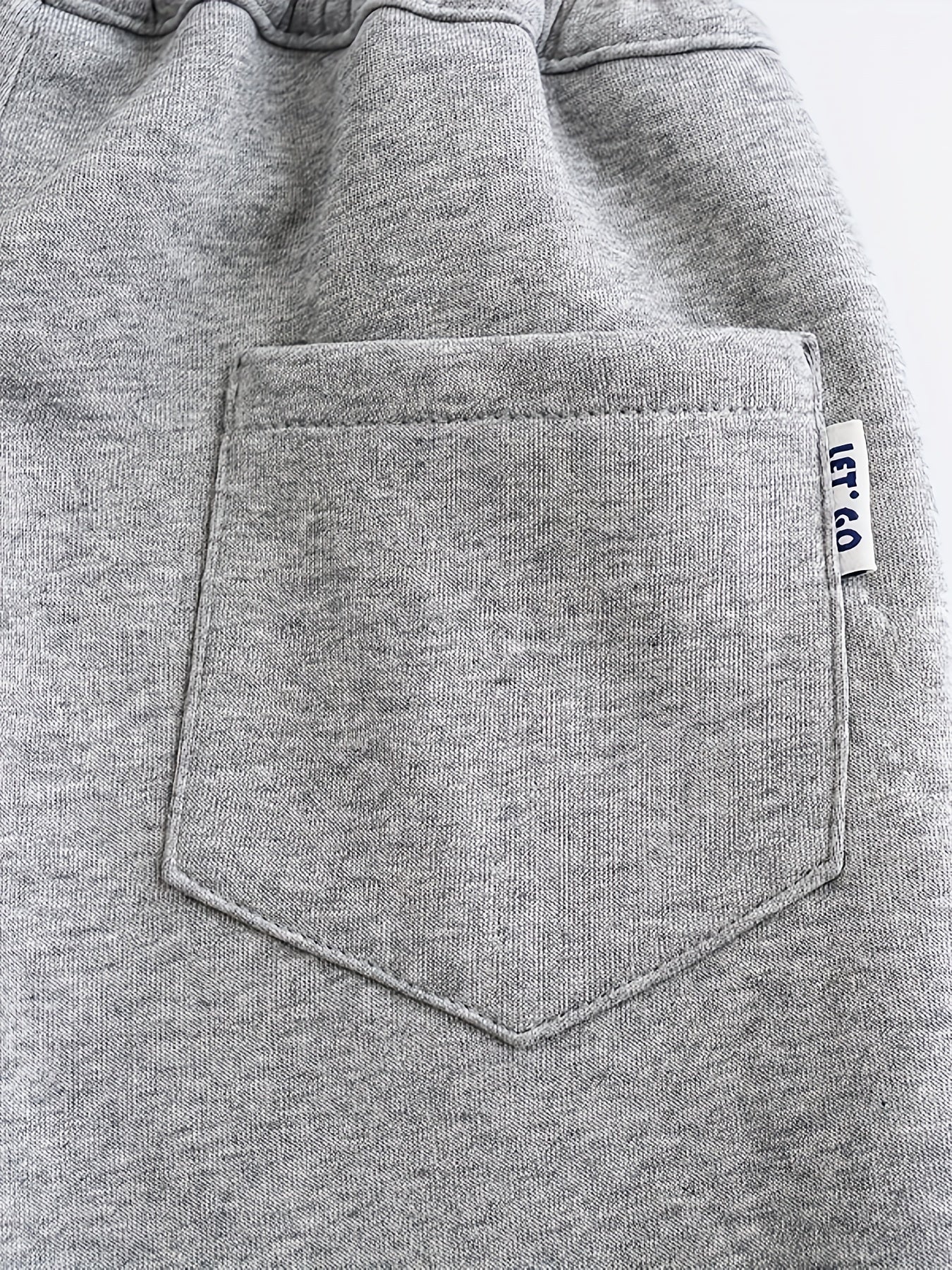 Boys Letter Embroidered Active Sweatpants Jogger Sports Pants