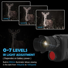 Handheld Monocular For Night Vision HD Bird Watching Hiking