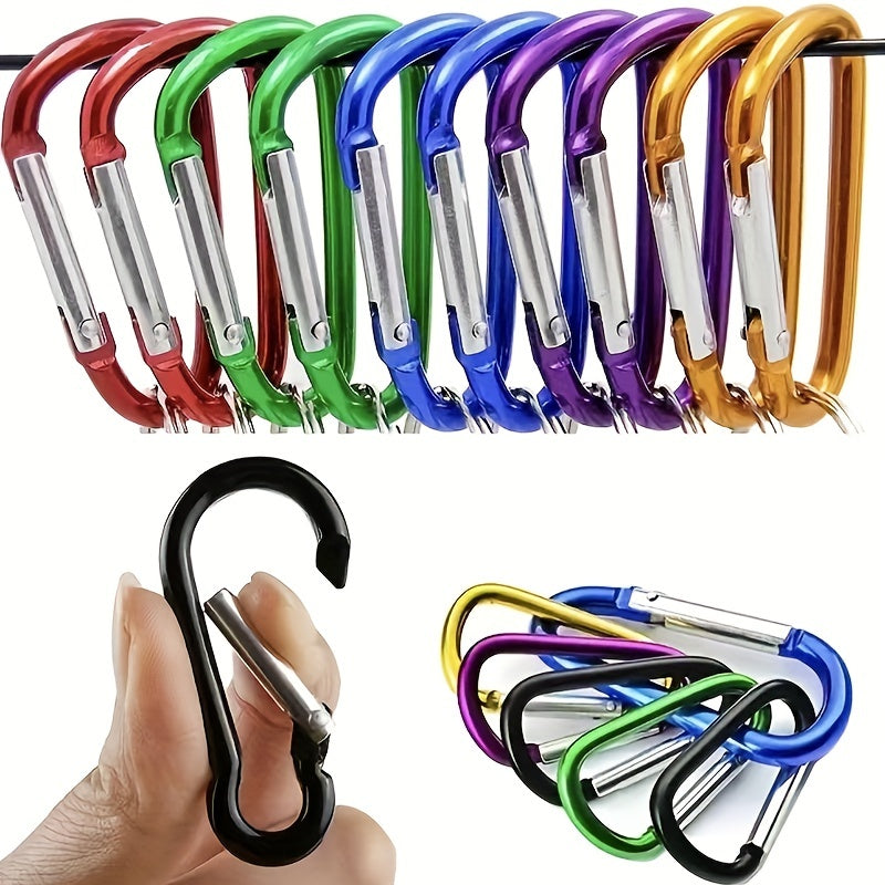 Outdoor Safety Spring Mountaineering Buckle LED Light Hook