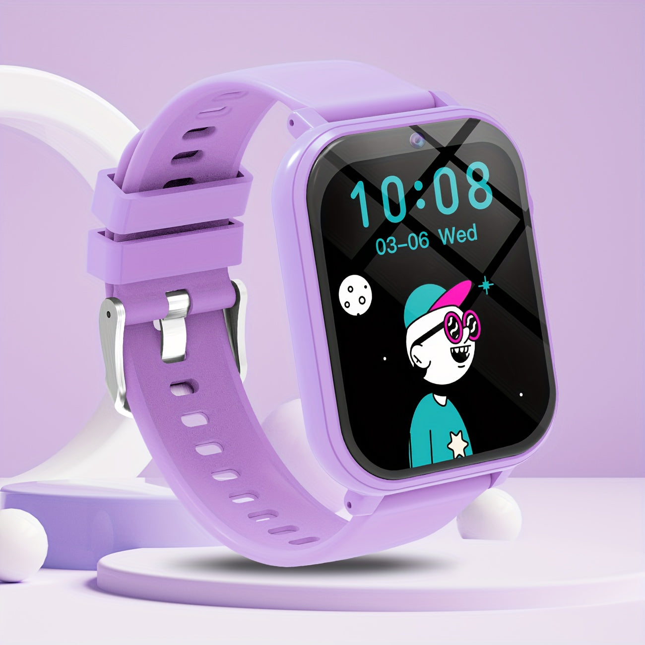 Kids Smart Watch with Educational Games & Camera Purple