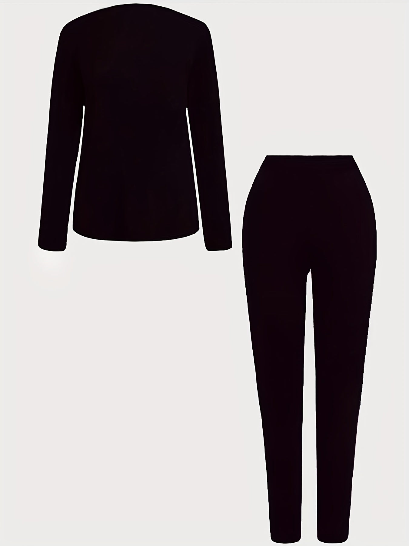 Halloween Graphic Print T Shirt & Solid Leggings Set