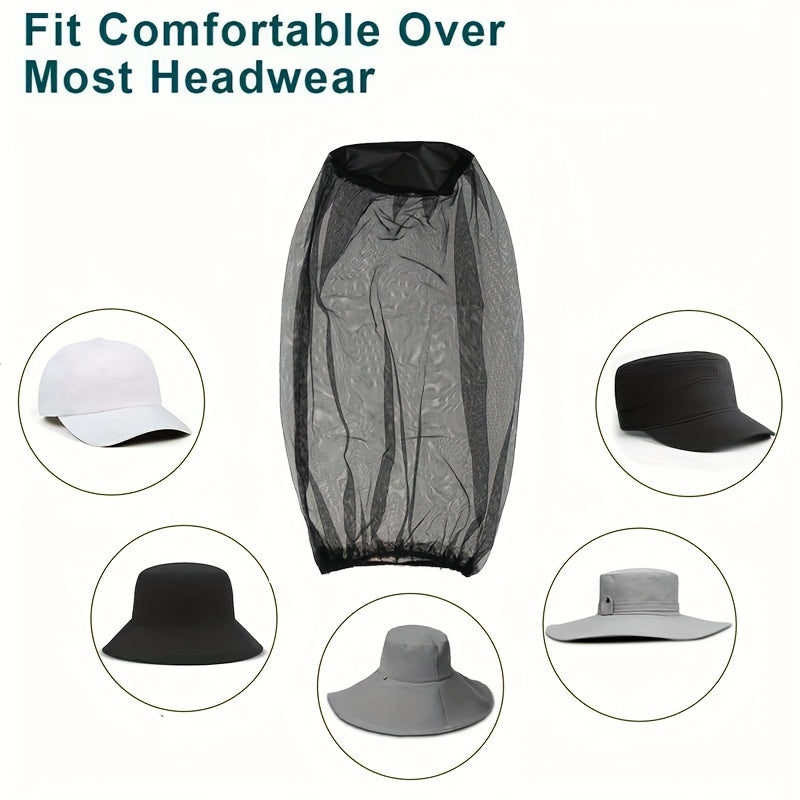 Protective Anti Mosquito Headgear for Outdoor Activities Breathable Mesh