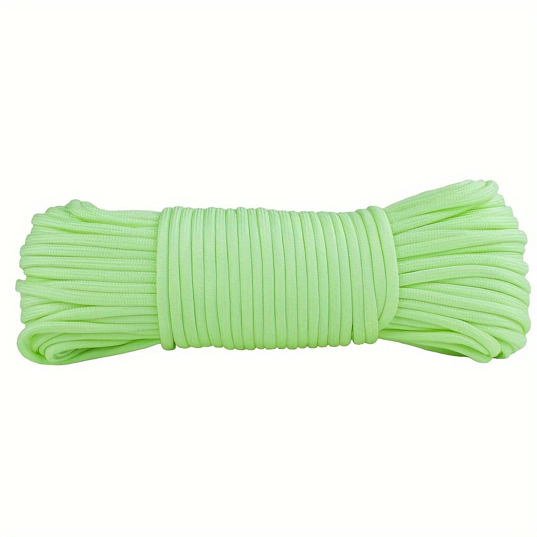 Glow In The Dark Paracord 10ft 4mm 9 Strand Nylon Survival Rope DIY Rope