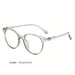 Round Anti Light Glasses For Women Men Students