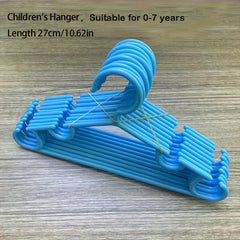 Delicate Kids Clothes Hangers Set Of 4 Sleek Lightweight Portable