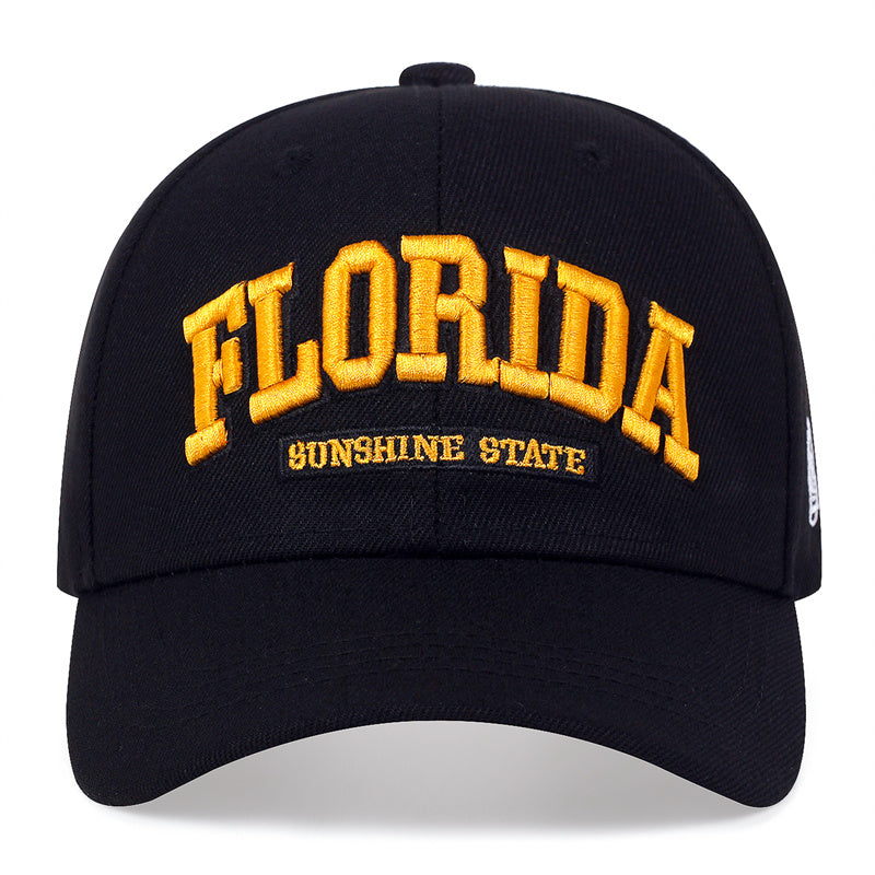 Men's Word Letter Embroidery Baseball Cap All match Daily Use Baseball Hat