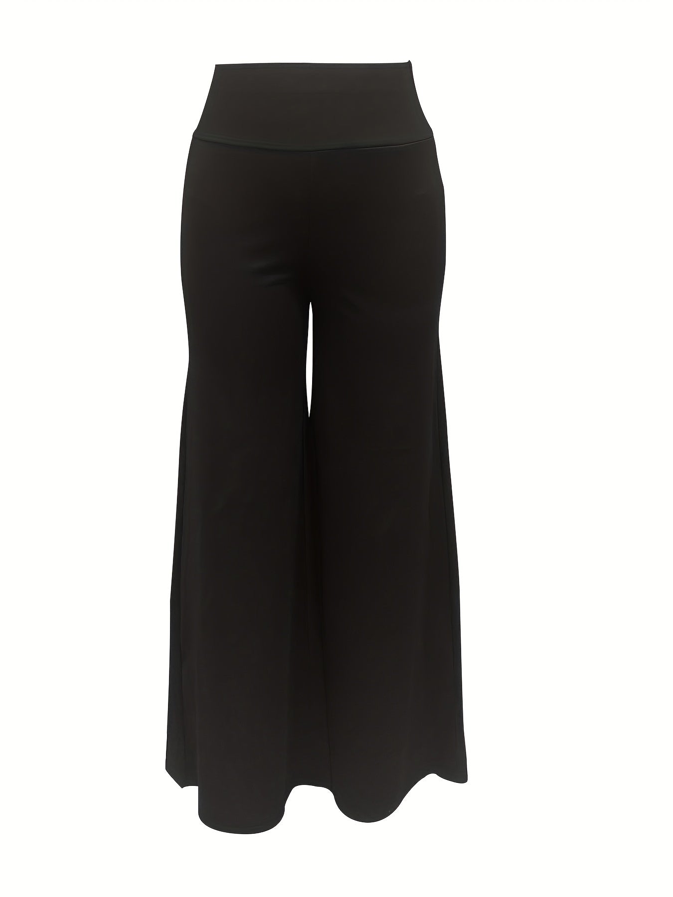  Pants Women's Plus Flared Leg Trousers With Pockets