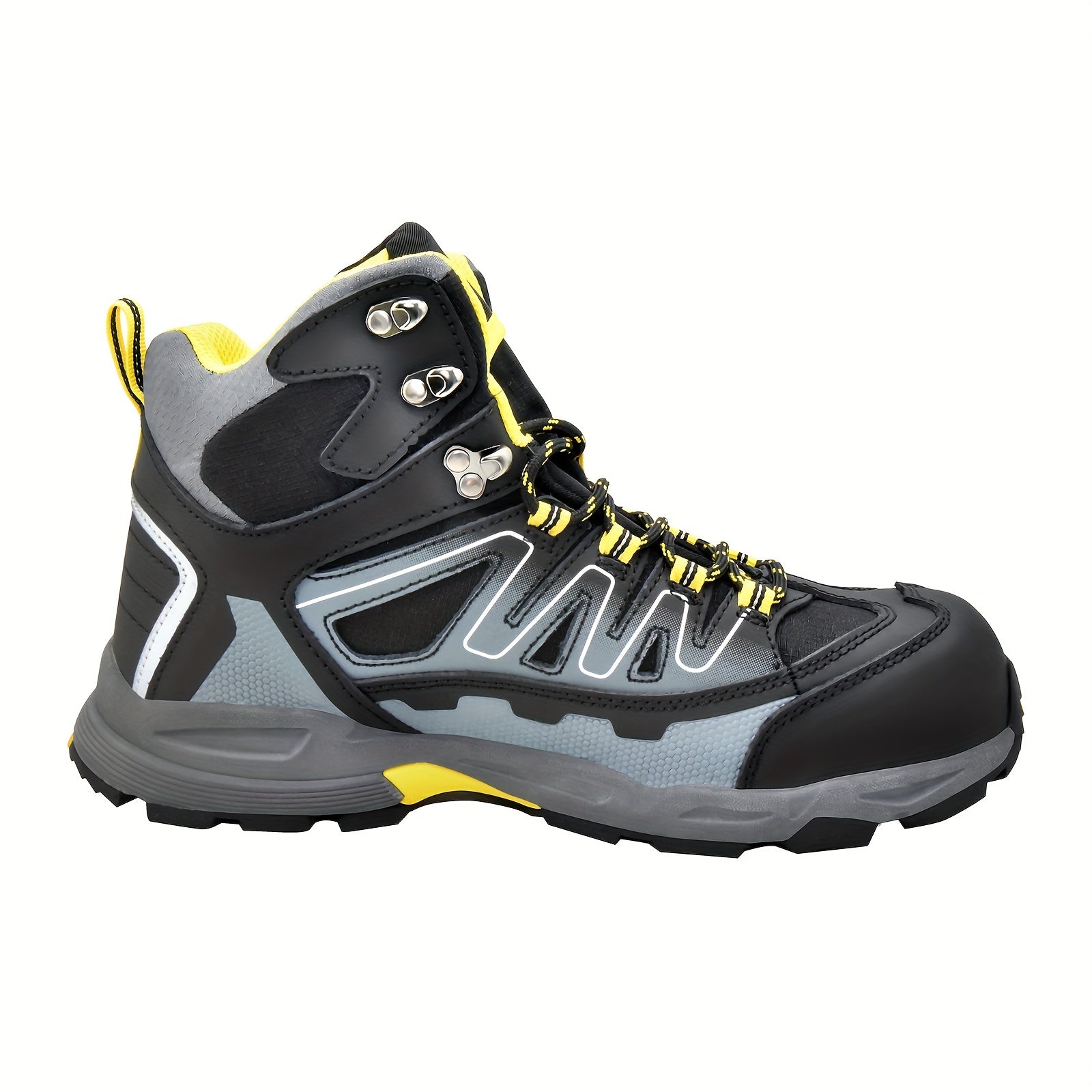 Men's Steel Toe Non Slip Work Safety Boots Wear resistant Shoes