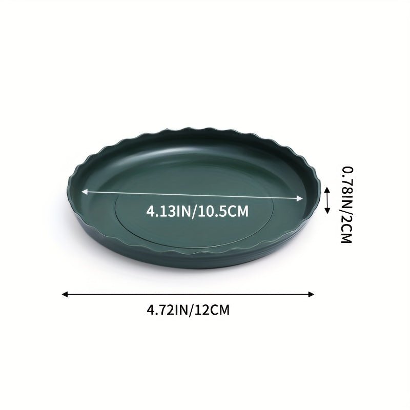 3pcs Plastic Flower Pot Tray Thickened Chassis Pad With Water Tray