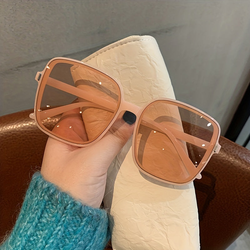 Oversized Square Sunglasses Gradient Glasses Driving Party UV400