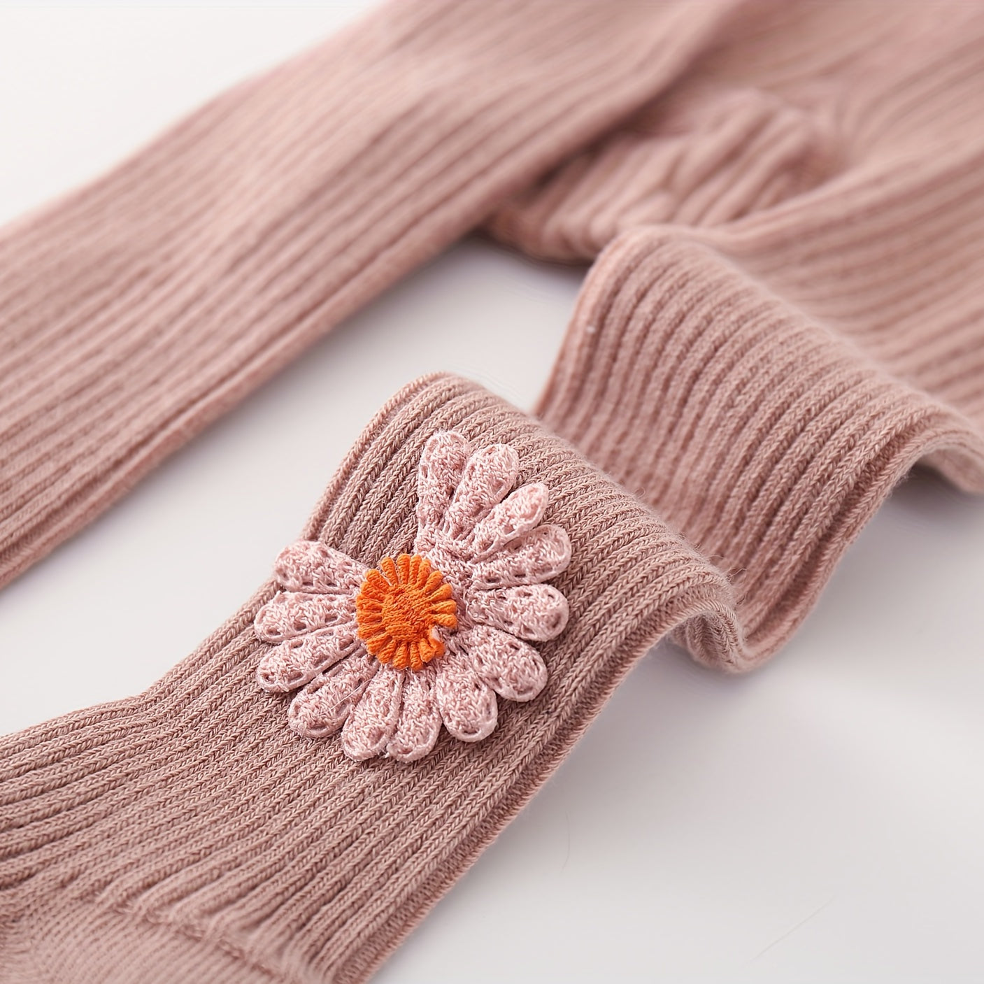 Cable Knit Cotton Toddler Tights Pantyhose