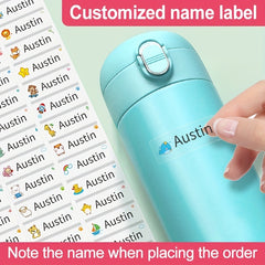 Custom Waterproof Name Sticker for Office & School Supplies