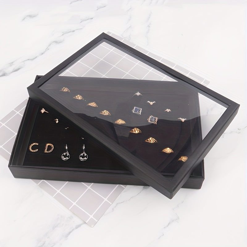 36 Holes Jewelry Box Transparent Earrings & Ring Storage
