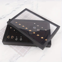 36 Holes Jewelry Box Transparent Earrings & Ring Storage