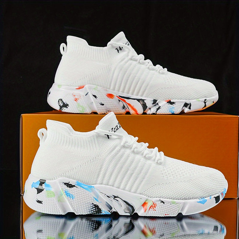 Men's Slip on Sneakers Breathable Athletic Shoes