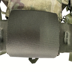 80L Camouflage Camping Backpack Waterproof Lightweight Breathable Canvas Bag