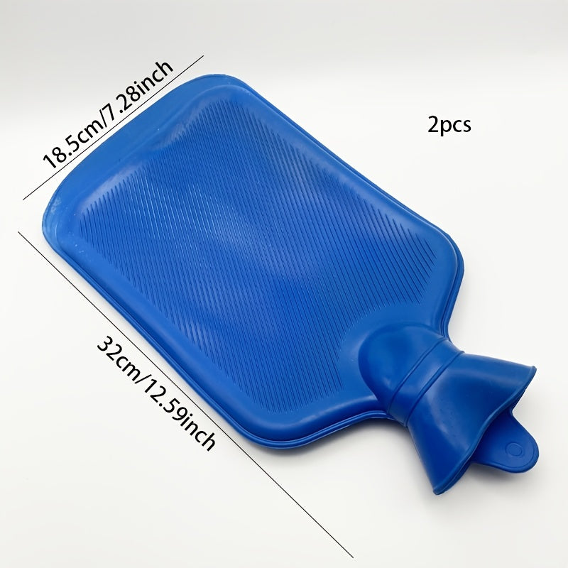 2pcs Large Water-filled Hand Warmer Bag Old-Fashioned Diagonal Design