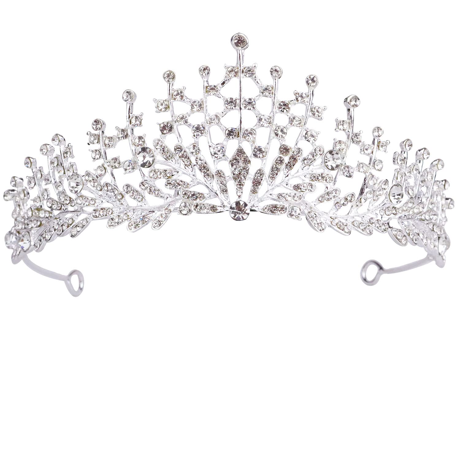 Baroque Crystal Queen Crowns Tiaras Princess Hair Accessories