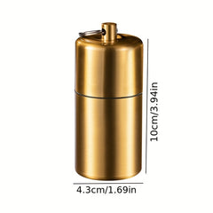 Men's Metal Waterproof Cigarette Case with Keychain