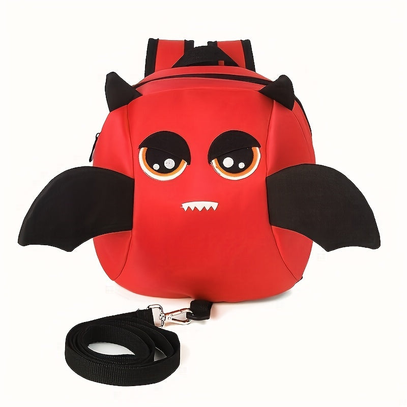 Kids Devil Backpack with Anti-Lost Rope, Lightweight Schoolbag