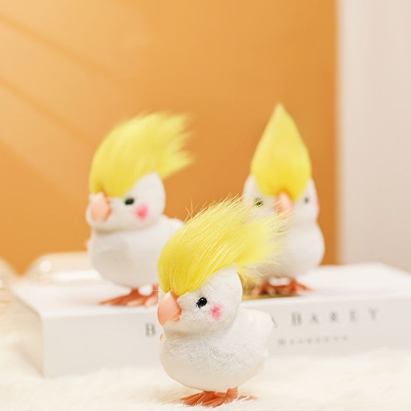 Interactive Plush Parrot Toy for Small Pets - Birthday Gift
