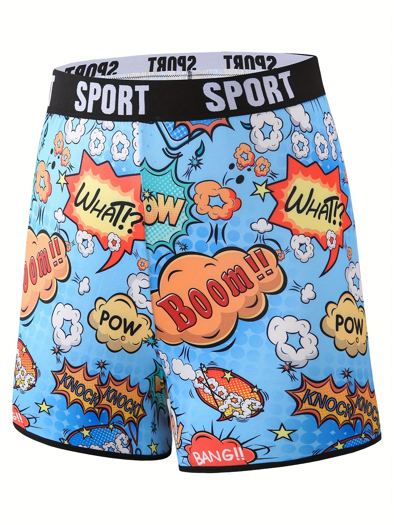  Pop Art Print Y2K Shorts for Women